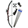 CP4 Compound Bow Kit - 40# - Red