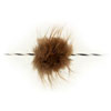 Bearpaw String Silencer - Beaver Puff - (1 pair)