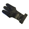 MAC Full Finger Black Leather Glove TD-12