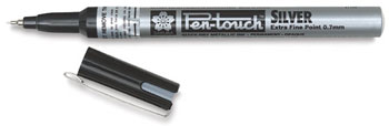 Arrow Marker Pen - Silver - Medium Tip